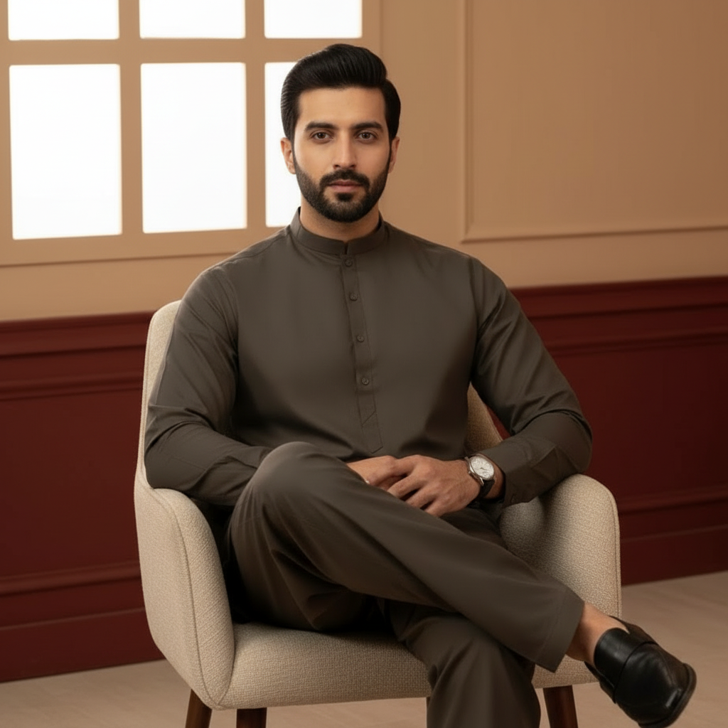 Jade Shalwar Kameez - Wash & Wear