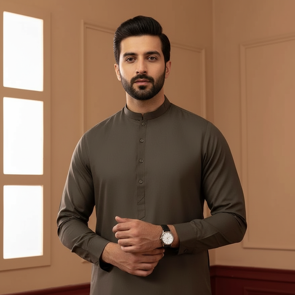 Jade Shalwar Kameez - Wash & Wear